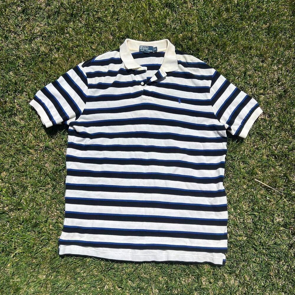 Polo ralph lauren striped polo mens size XL